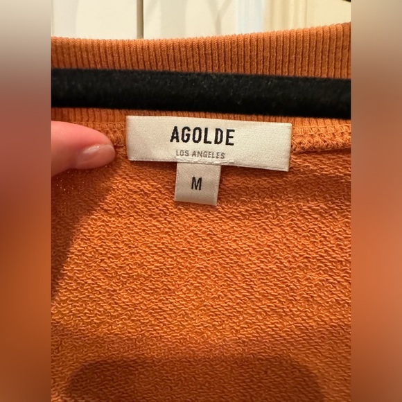 Agolde Medium V-Neck Pumpkin Sweatshirt.⚡️💗 - Picture 3 of 5